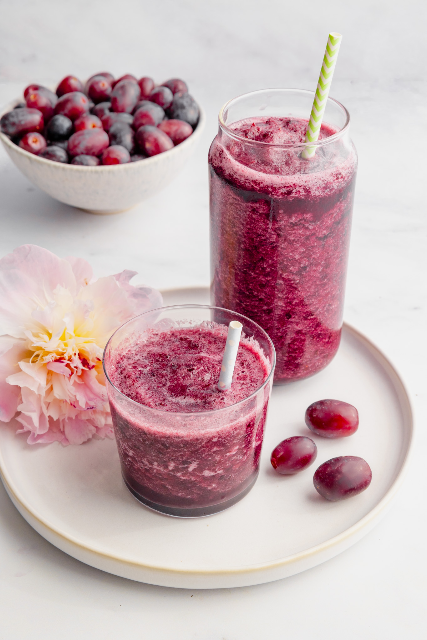 Frozen Grape Slushies - Grape Slushie