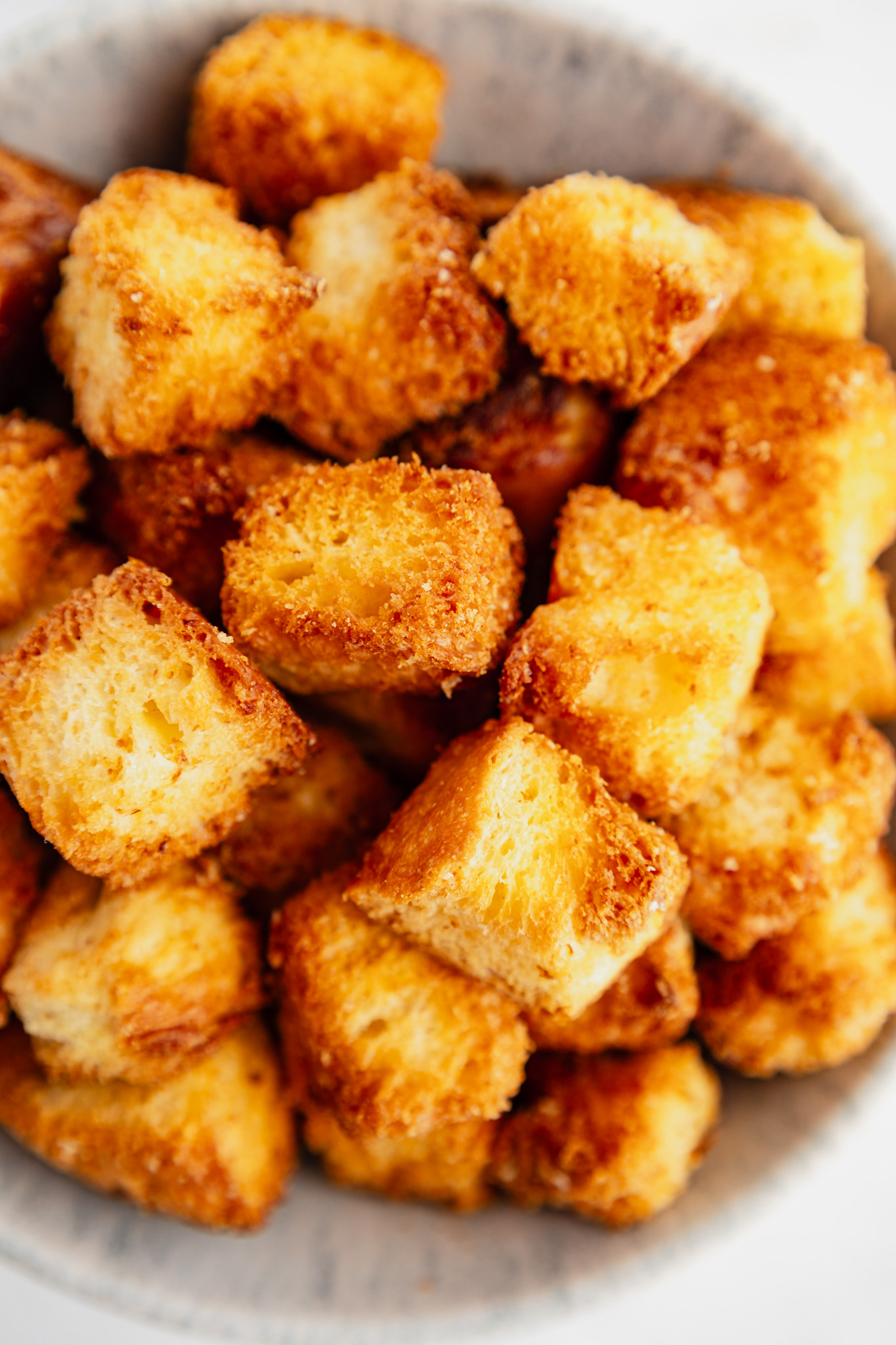 Brioche Bread Croutons - air fryer or oven