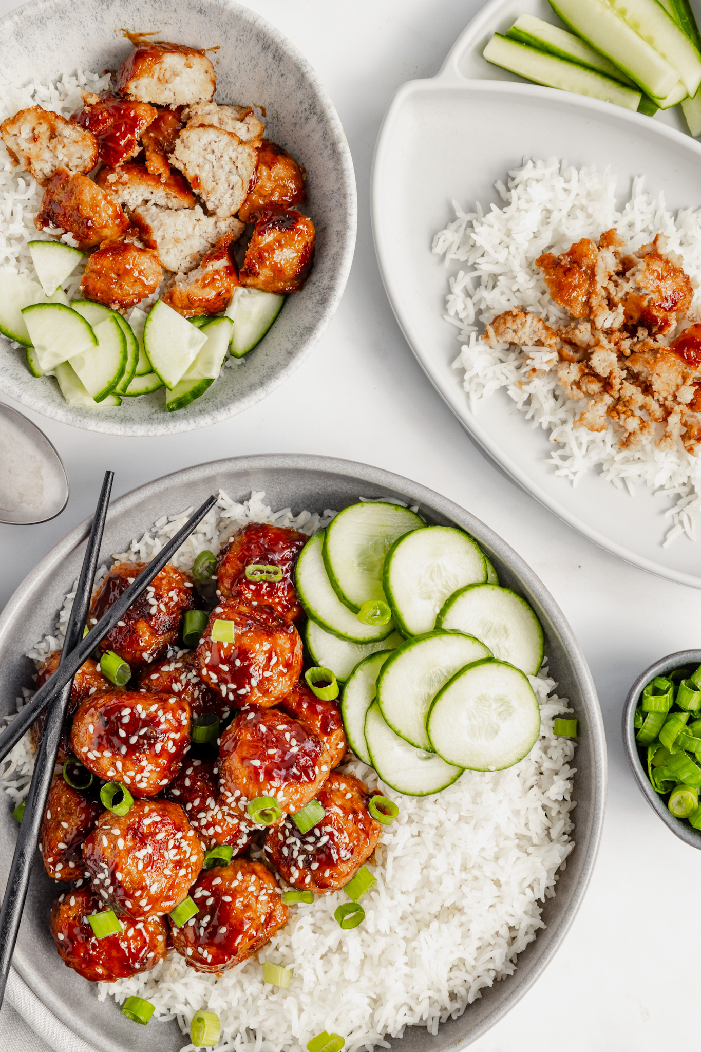 Hoisin Honey Mustard Pork Meatballs Insta