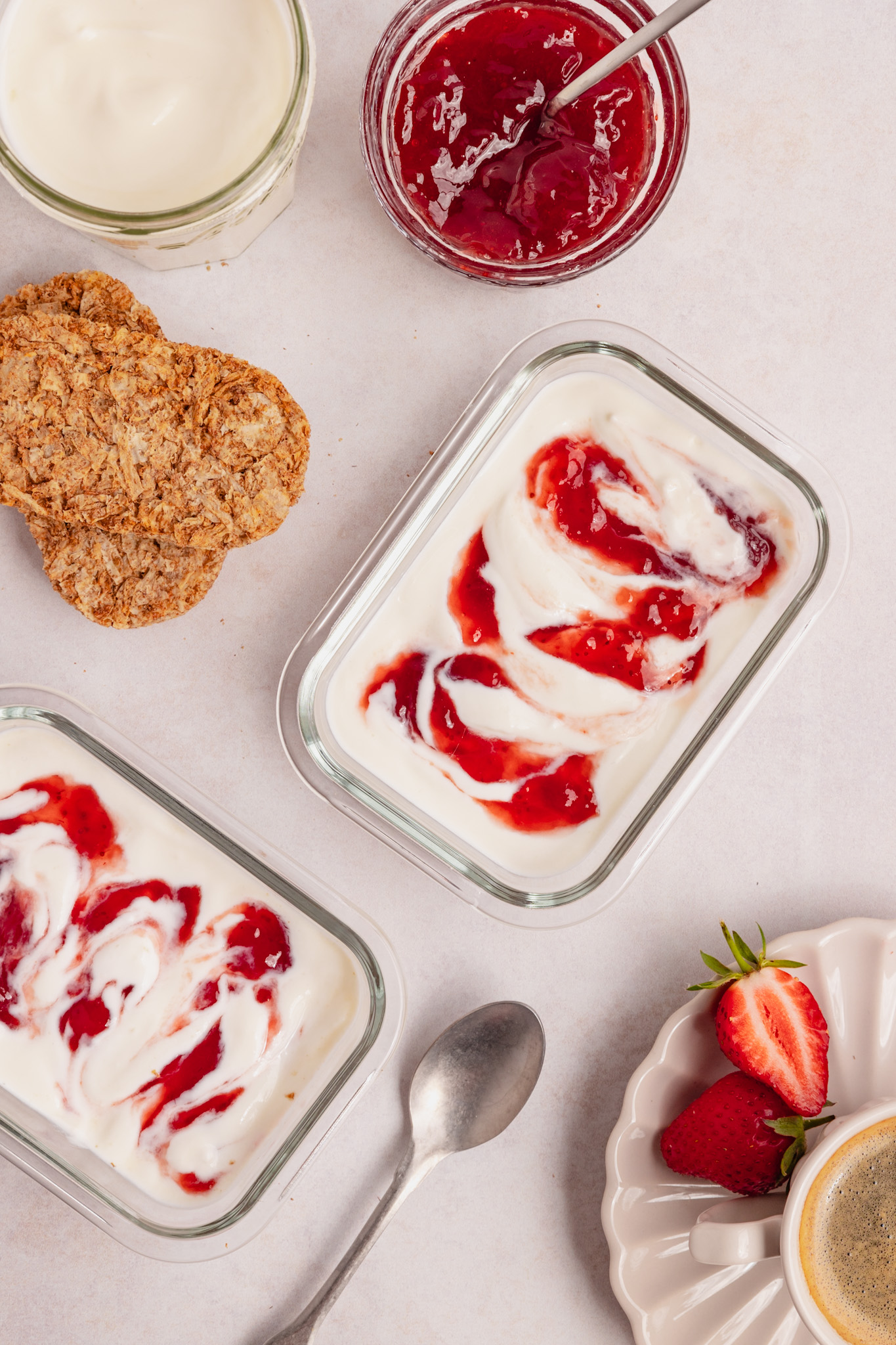 Weetabix Cheesecake (with Jam) - strawberry cheesecake weetabix