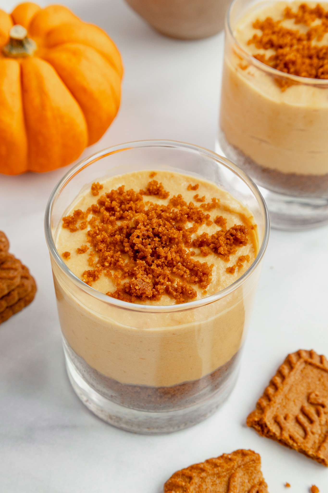 Biscoff Pumpkin Cheesecakes Cups - family recipes