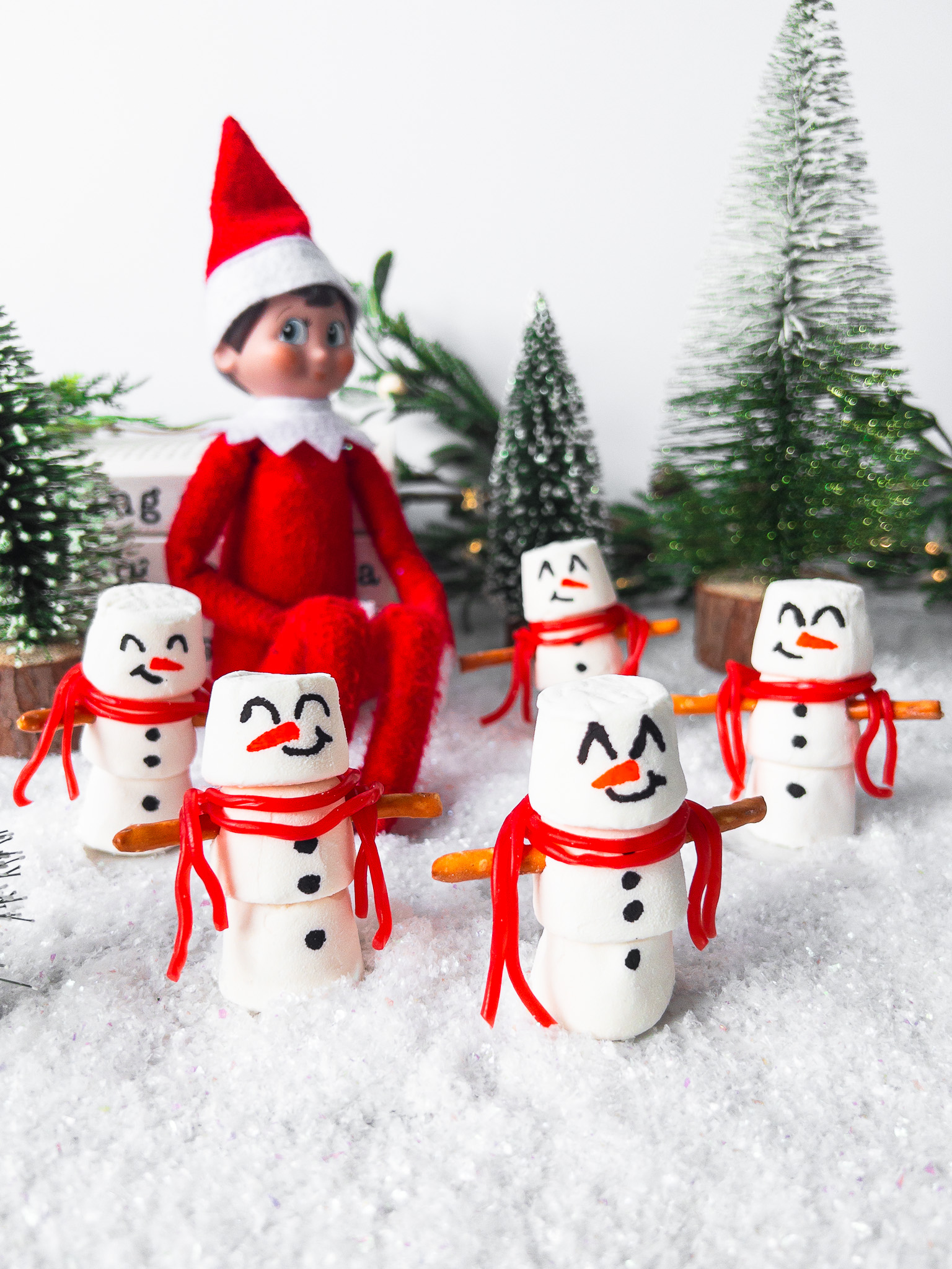 elf on the shelf food ideas - do you want to build a snowman