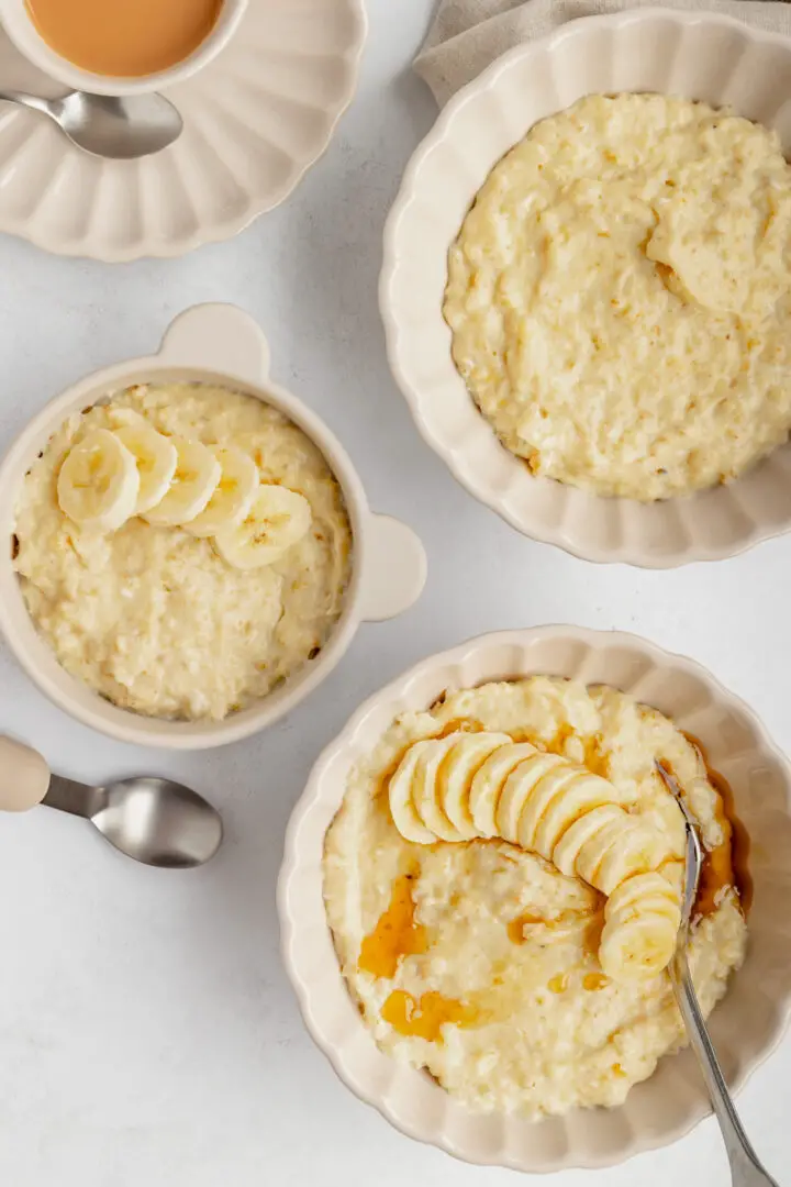 Family meals for baby weaning - Porridge -family breakfast recipes