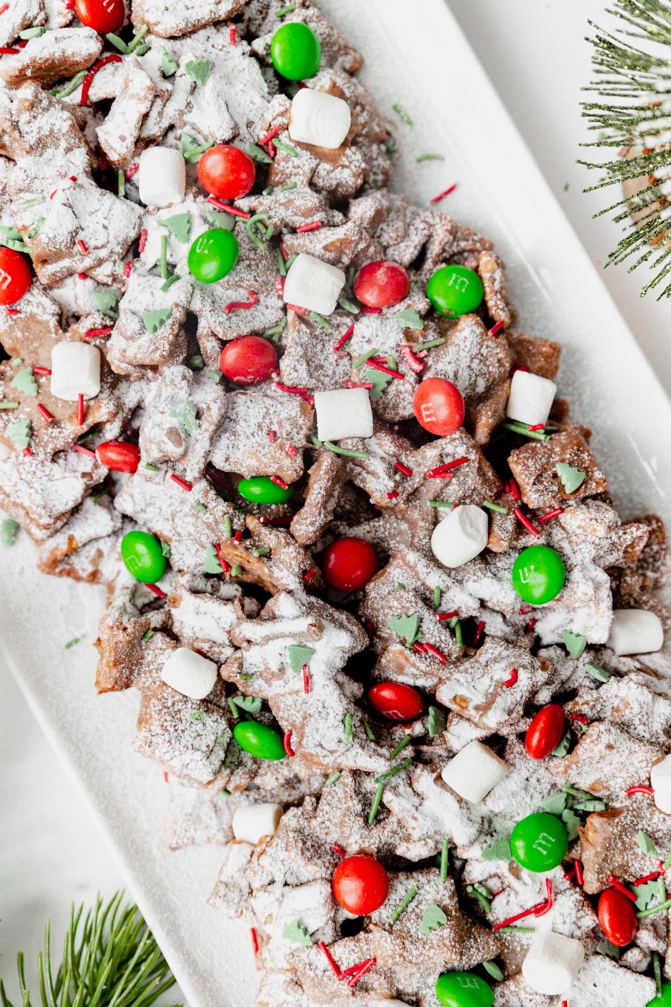 elf munch mix cereal - family recipes - muddy buddies