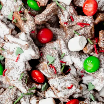 elf on the shelf inspired mischief munch
