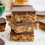 peanut butter date oat bars recipe