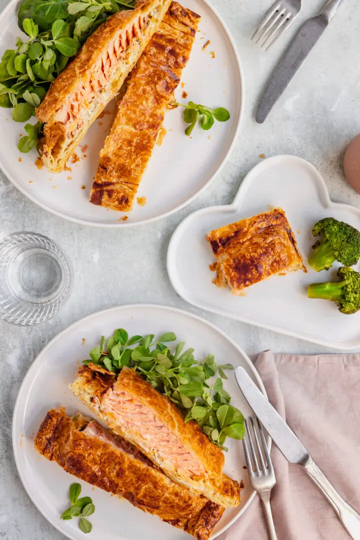 Family meals suitable for baby weaning and toddlers - salmon