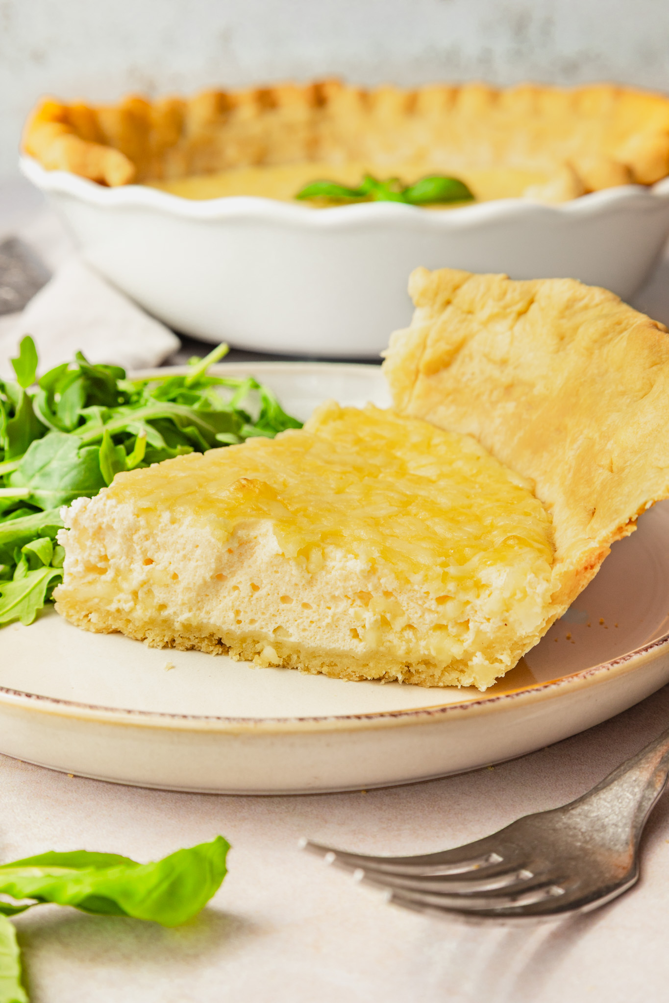 Easy cheese quiche recipe