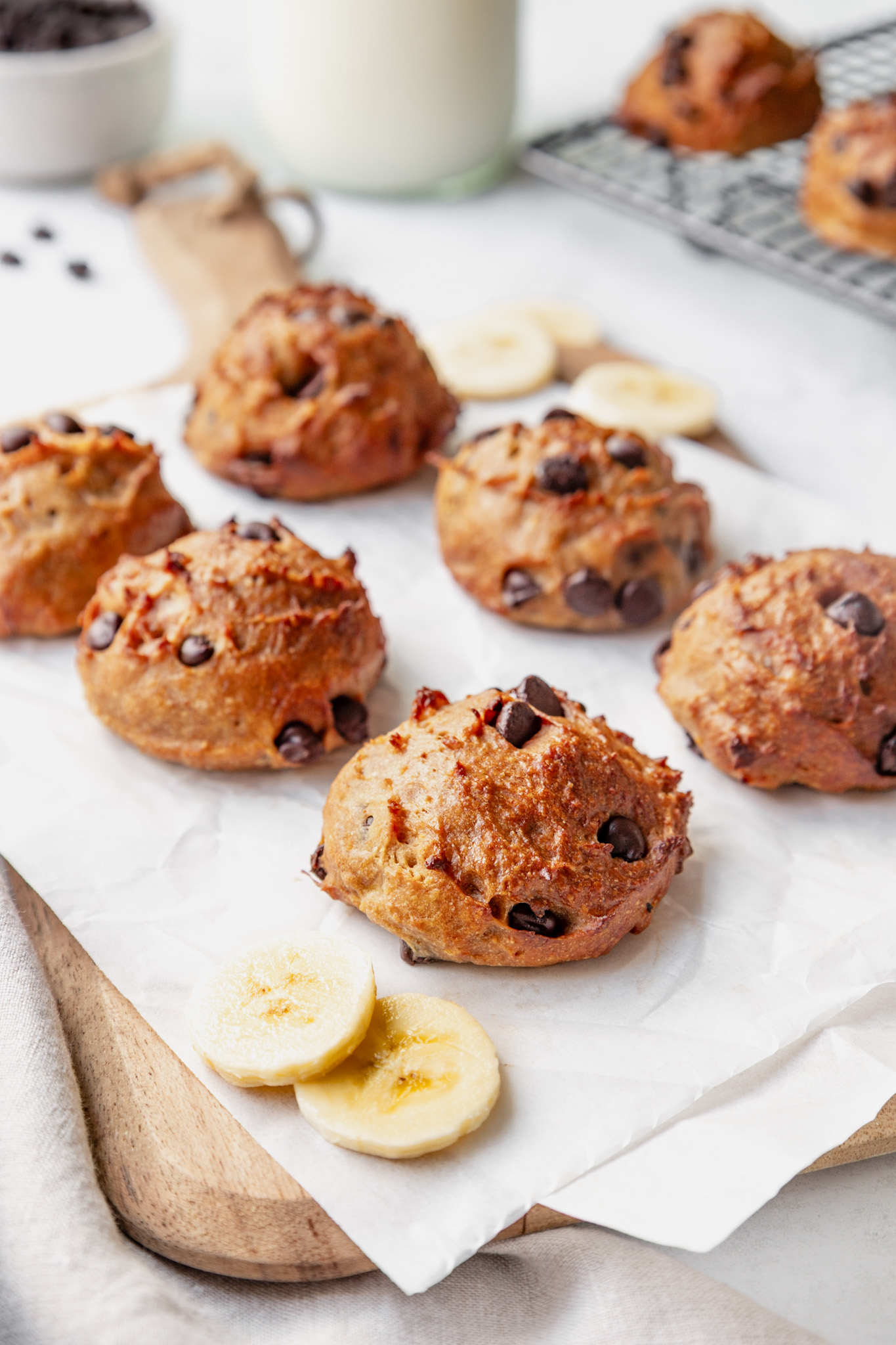 Air Fryer Banana Cookies - healthy family breakfast idea