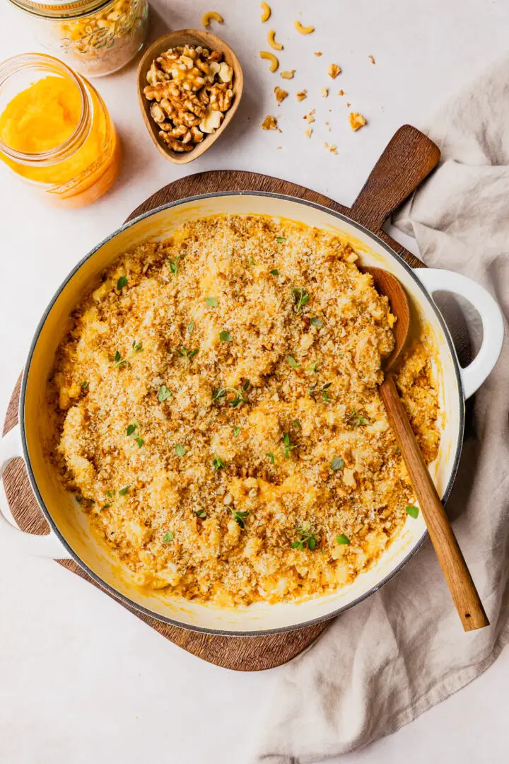 Healthier Mac n Cheese recipe - butternut squash mac n cheese