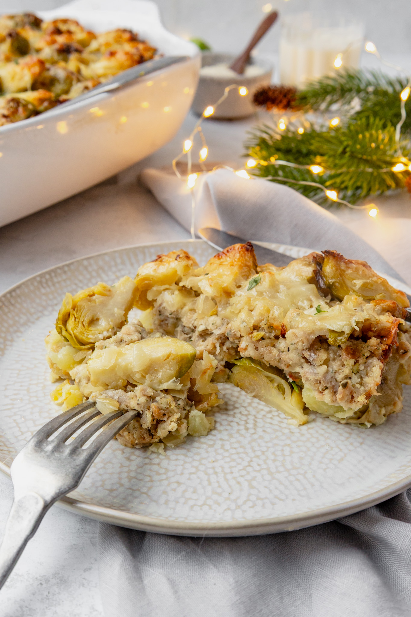 Sausage Stuffing Bake - Thanksgiving side dish