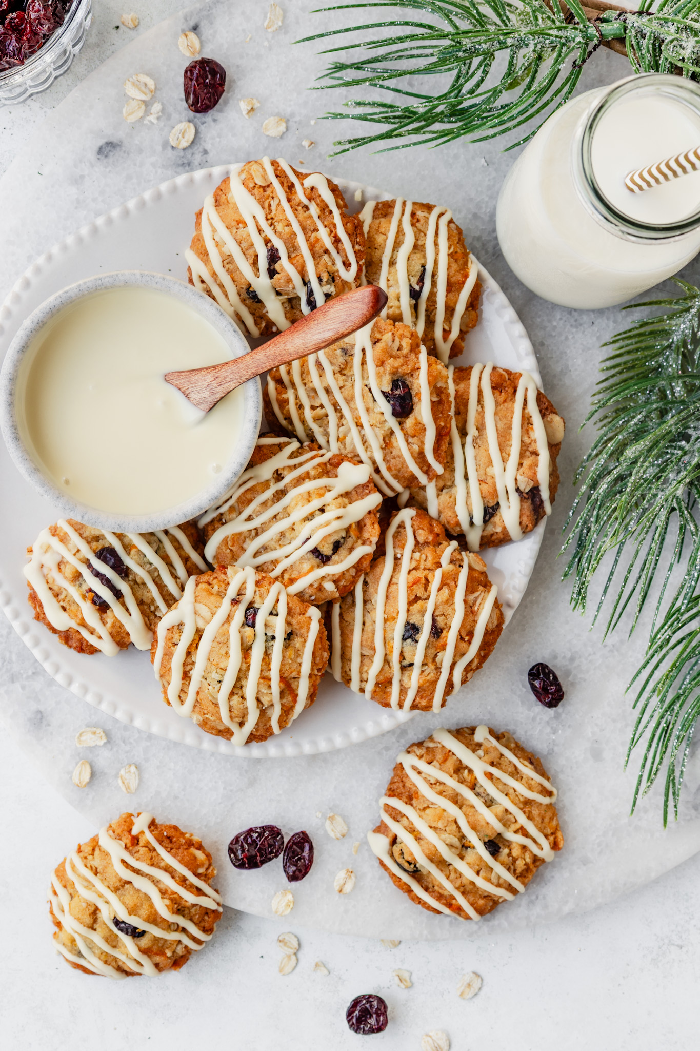 cranberry orange oat cookies recipe