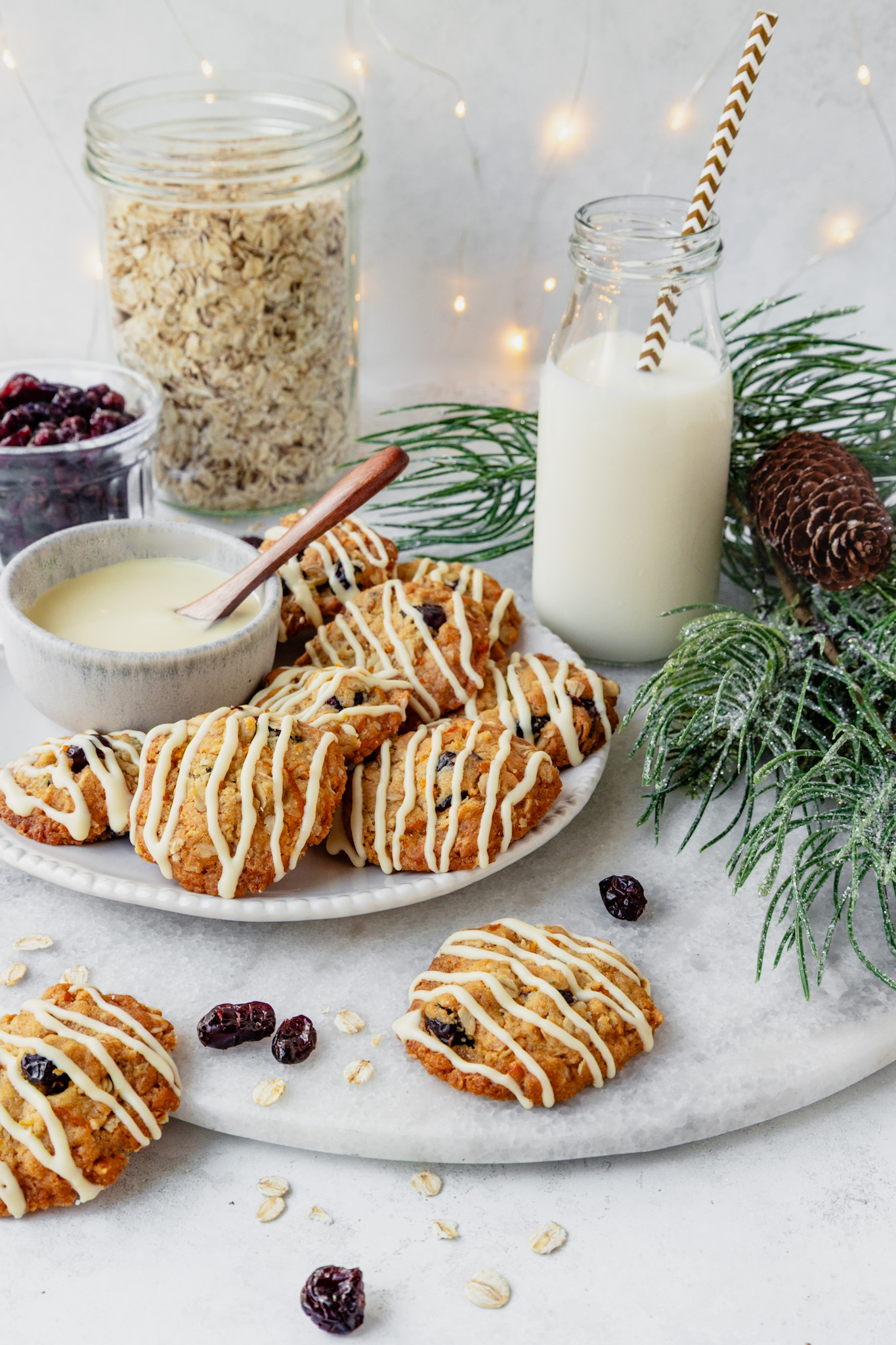 cranberry orange oatmeal cookie recipe