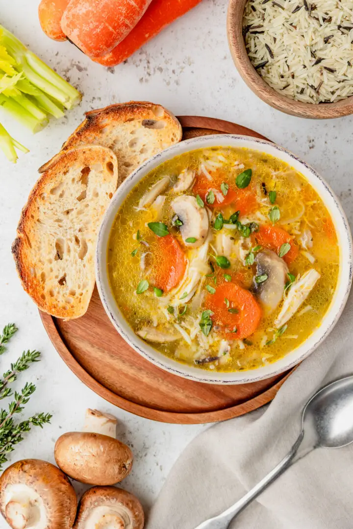 Chicken Vegetable and Rice Soup recipe