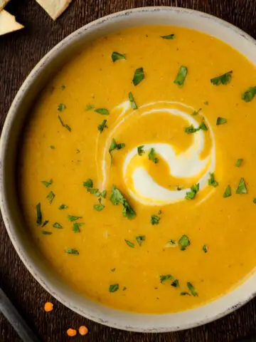 Cheesy Lentil and Vegetable Soup