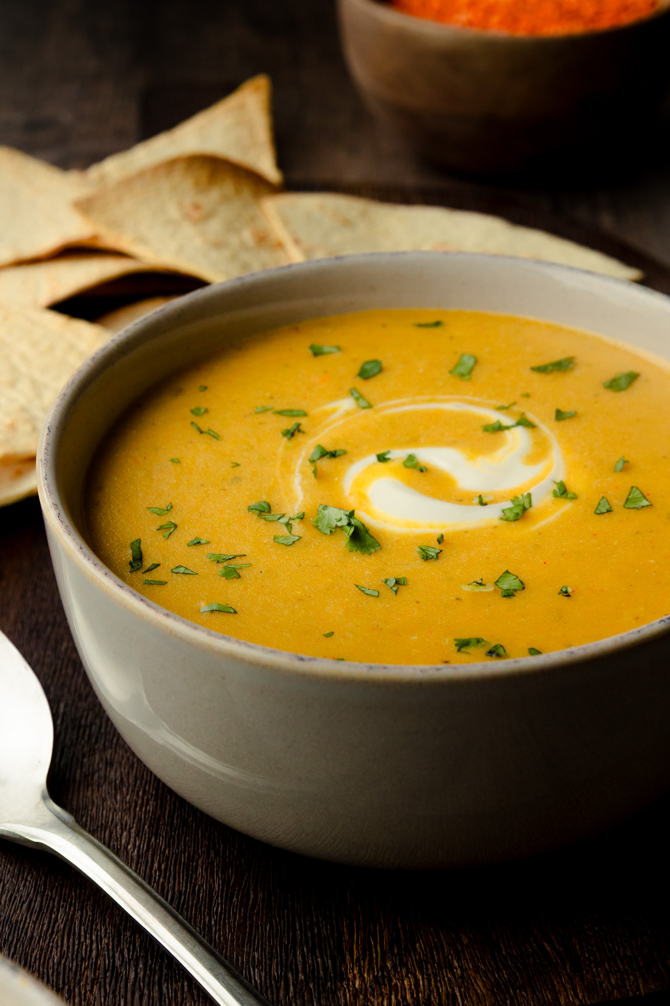 Cheesy Lentil and Vegetable Soup using frozen mixed vegetables