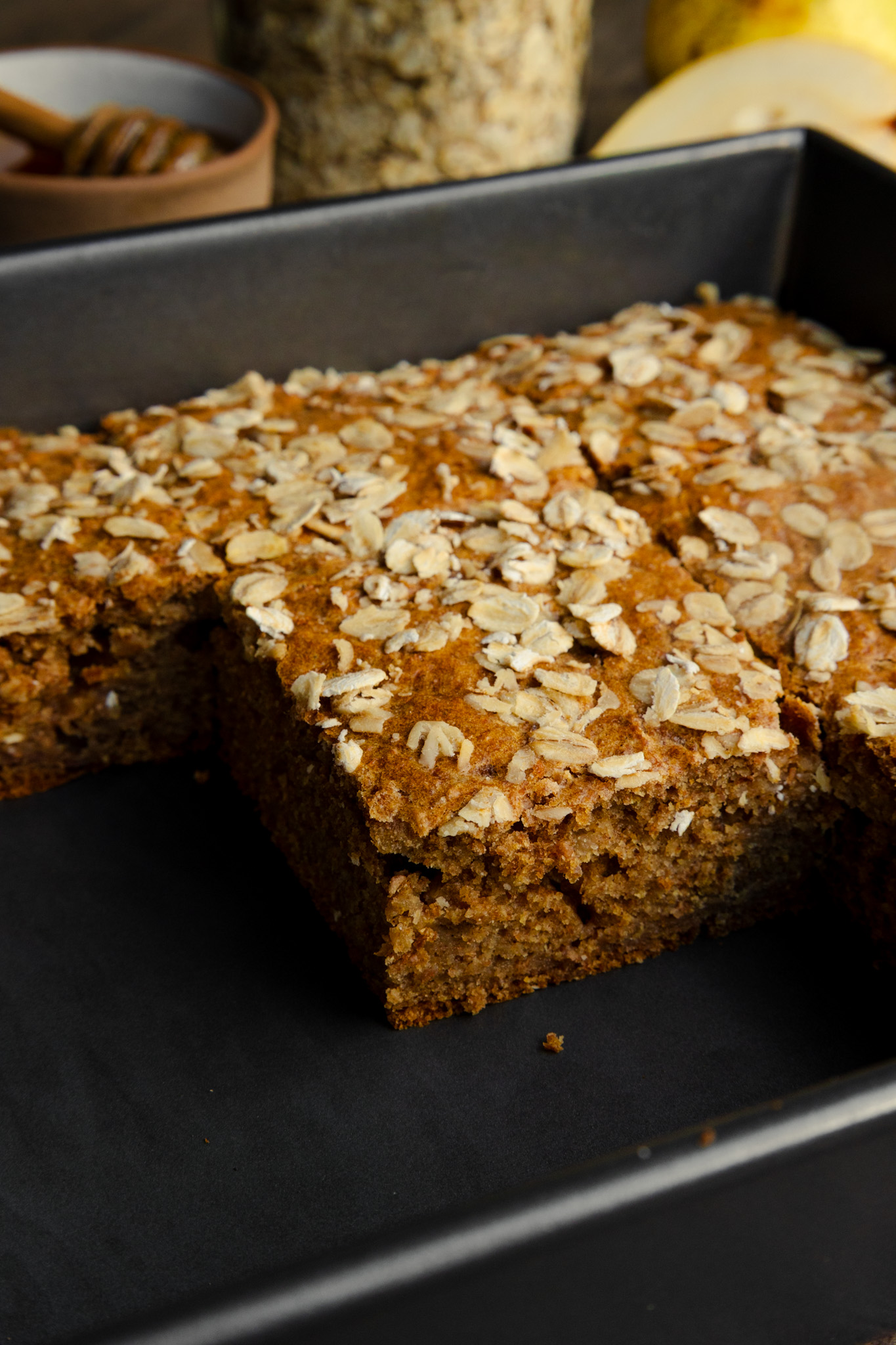 Pear Breakfast Cake - healthy christmas breakfast