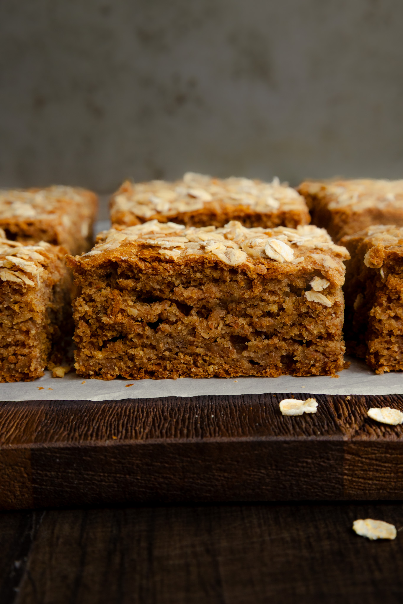 Pear Breakfast Cake with wholemeal flour and no refined sugar