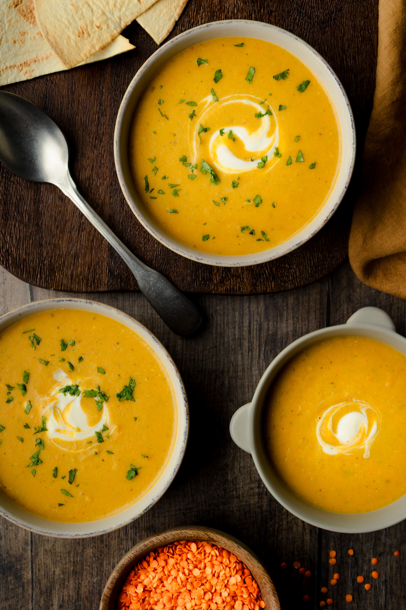 family meals suitable for baby weaning and toddlers - lentil soup