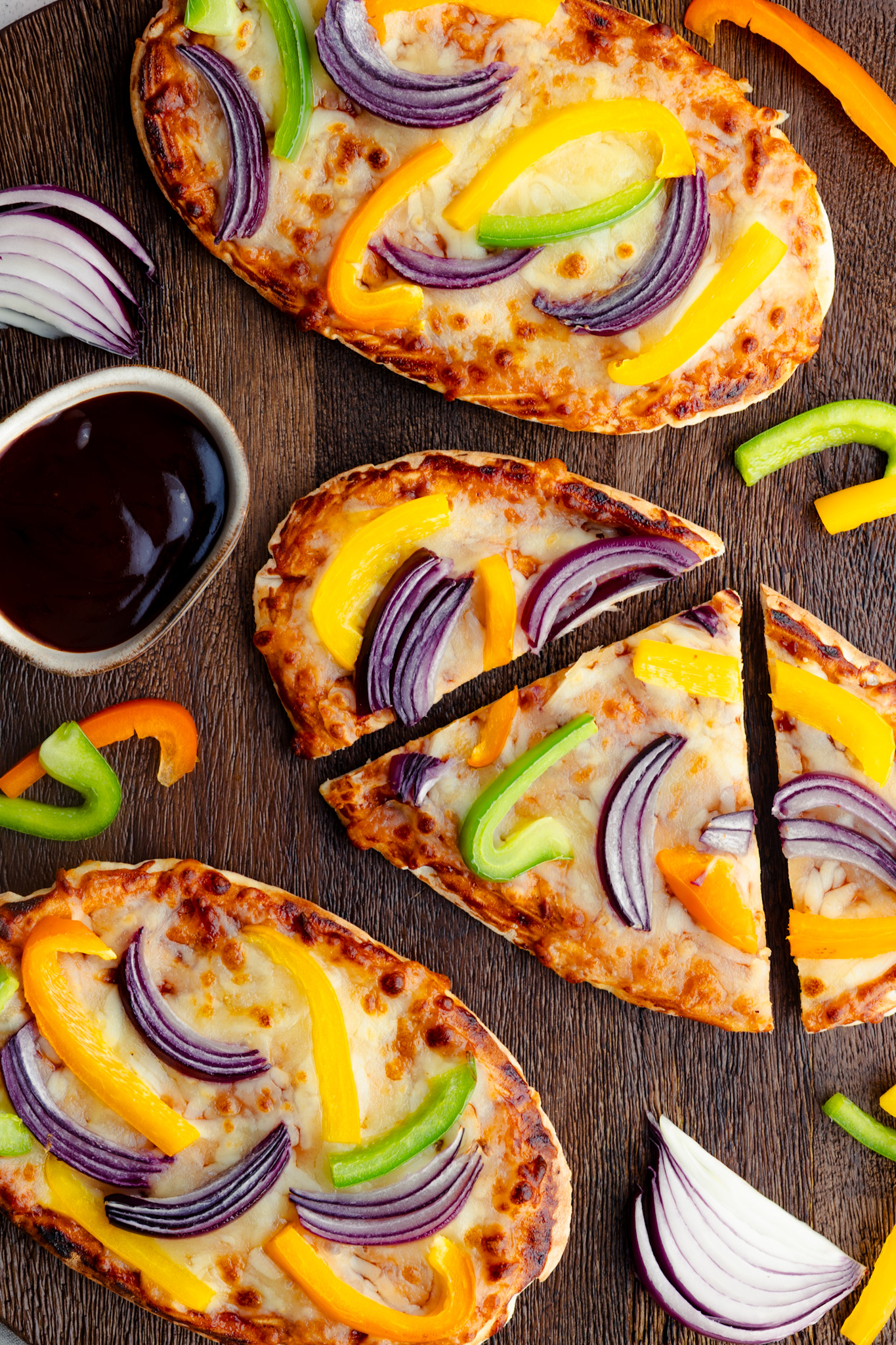 BBQ Pitta Pizzas - budget family meals
