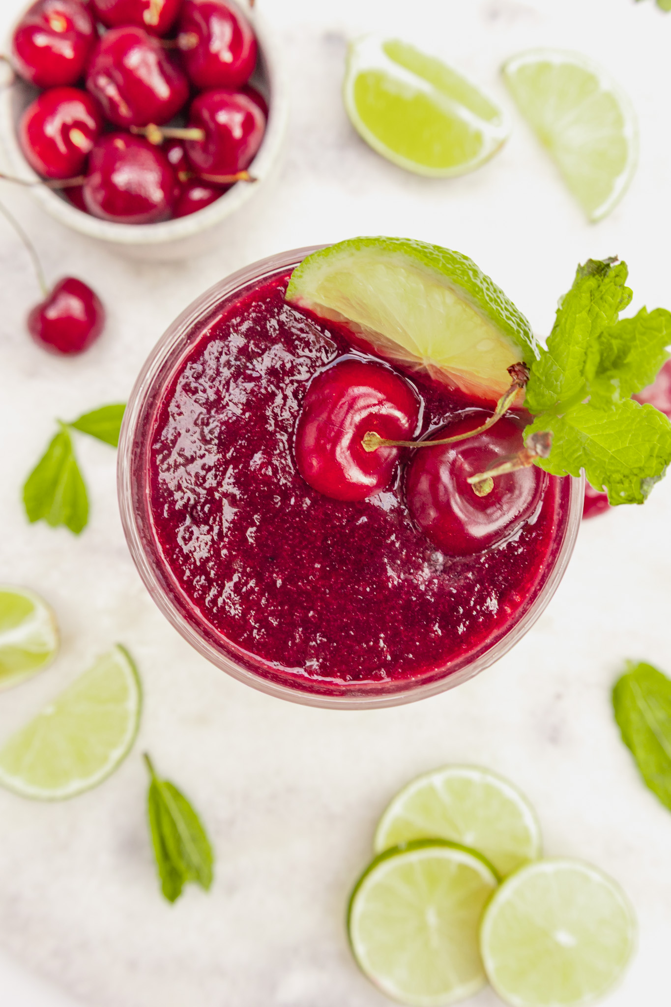 Cherry Lime Refresher - easy homemade family recipe