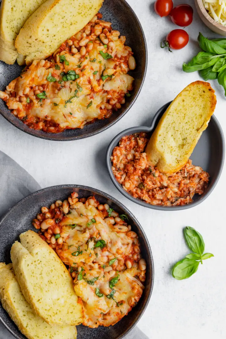 Family meals suitable for baby weaning - white beans